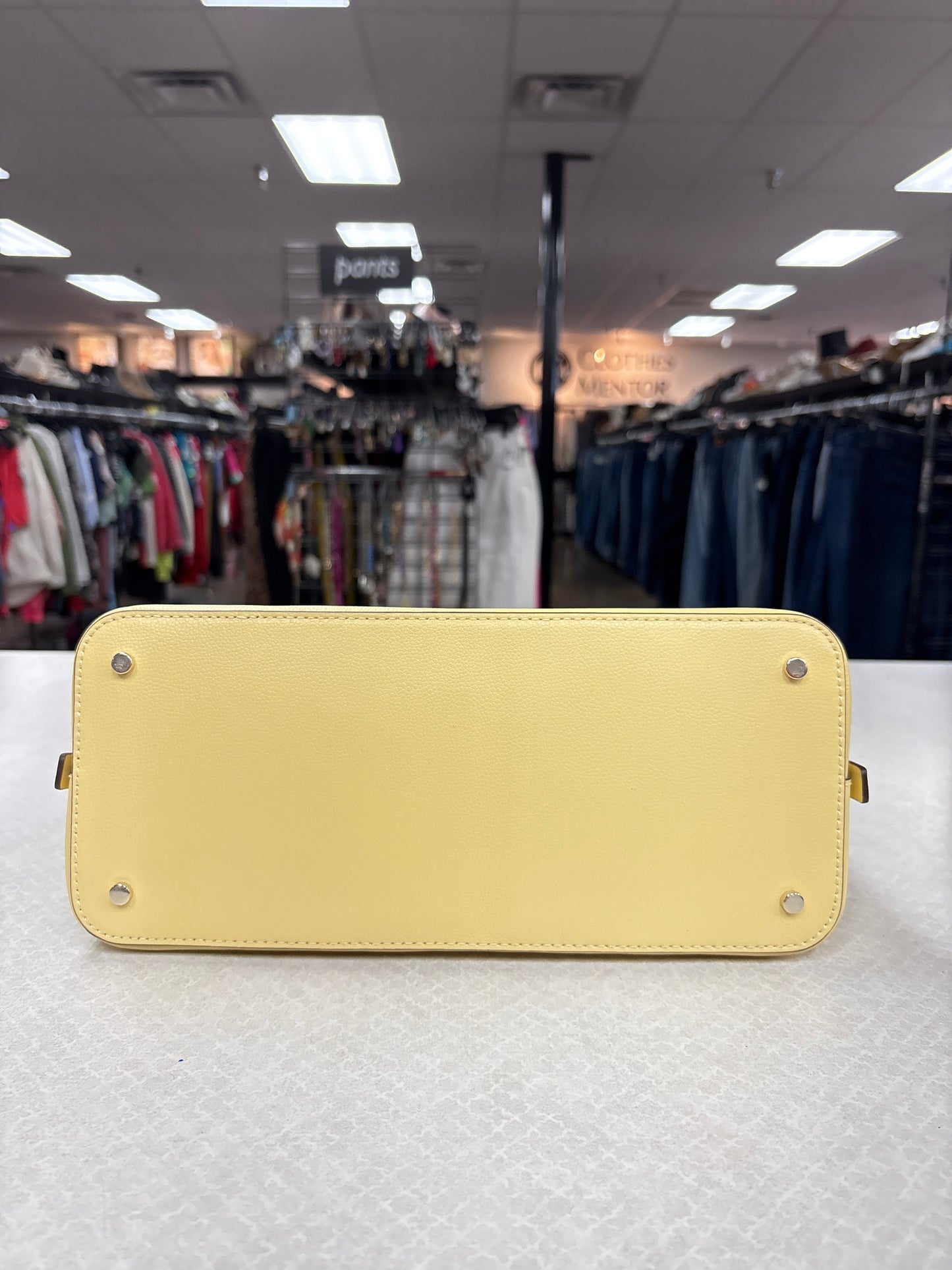 Handbag Designer By Kate Spade In Yellow, Size:Medium