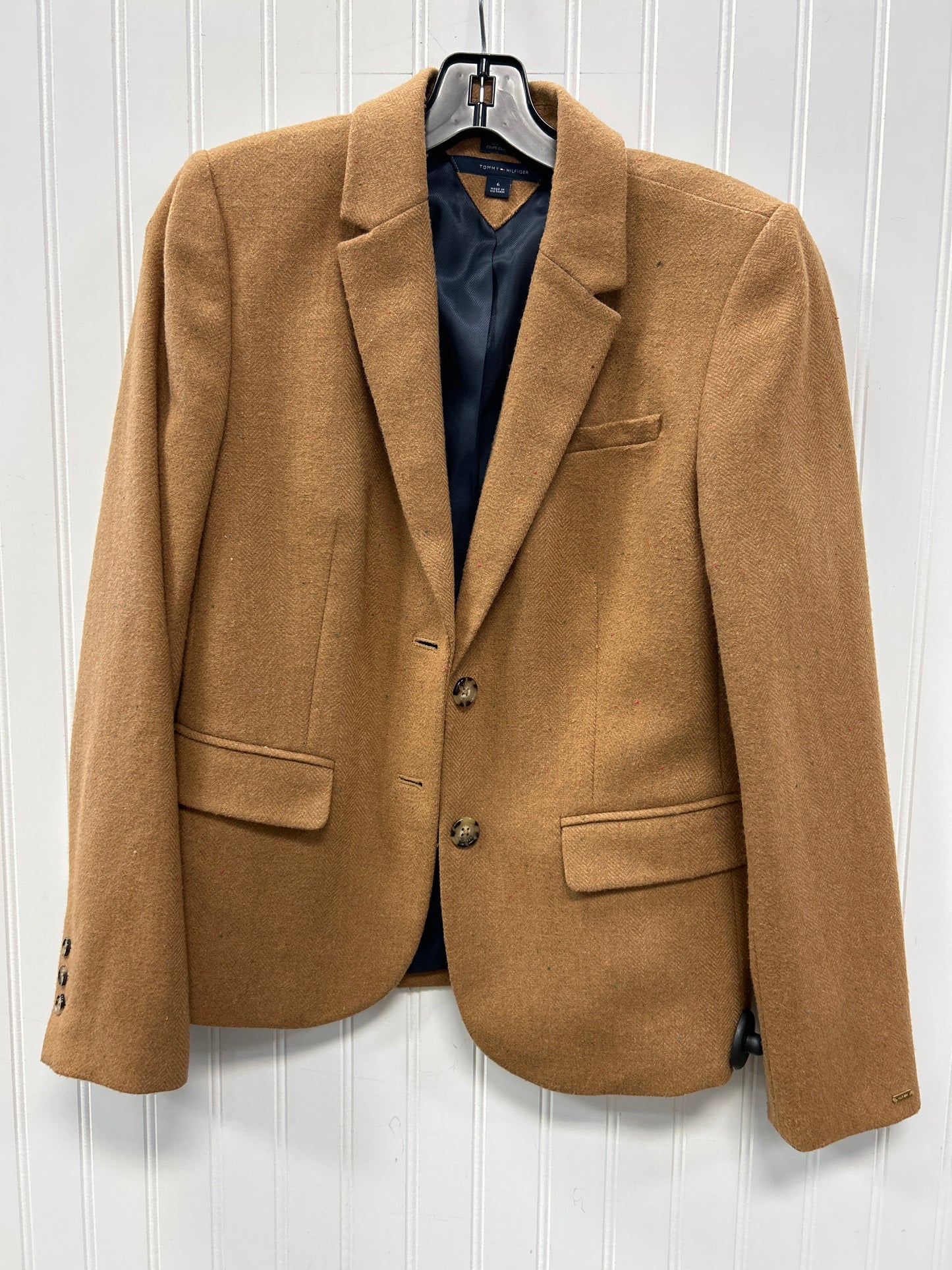 Blazer By Tommy Hilfiger In Tan, Size:6