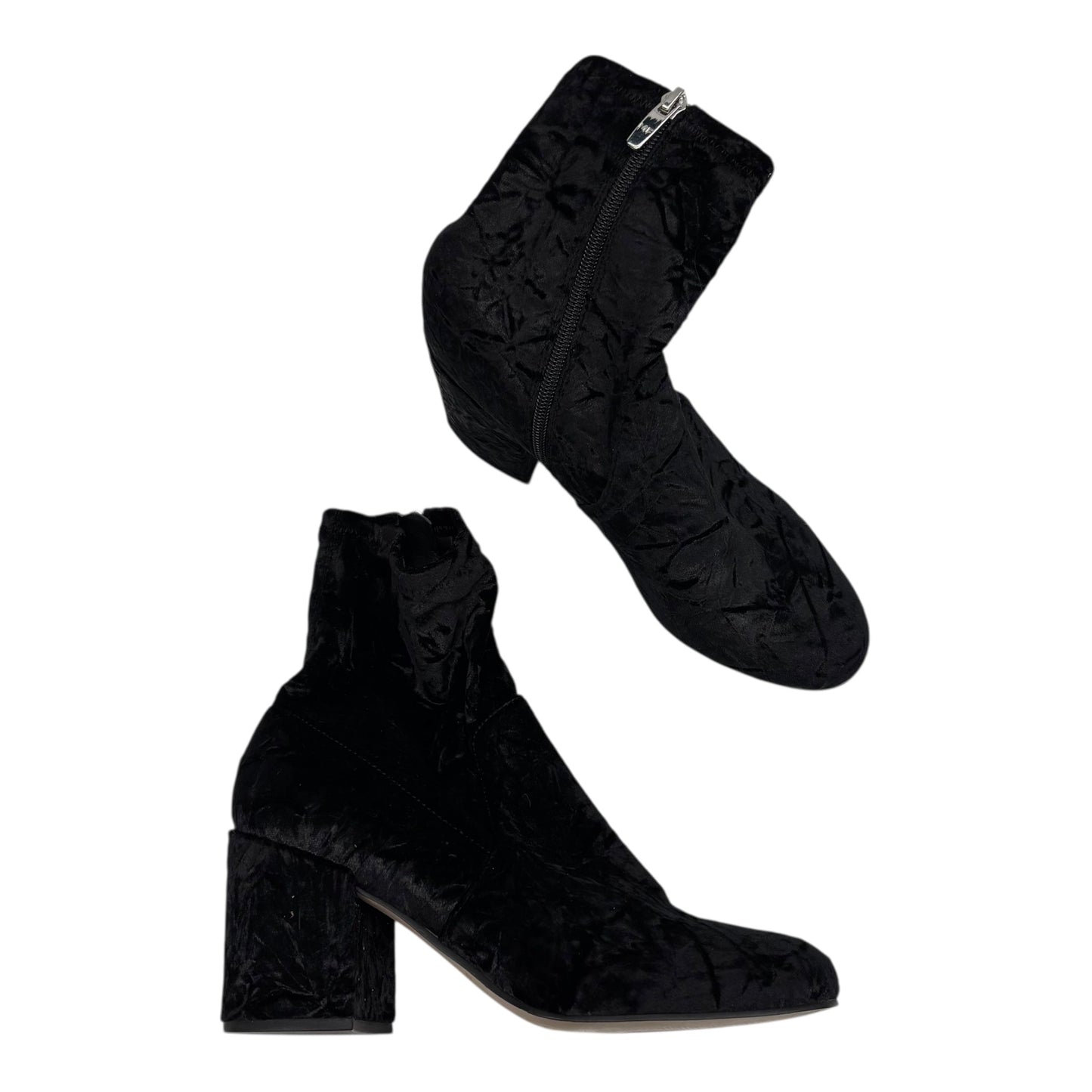 Boots Ankle Heels By Marc Fisher In Black, Size:8.5