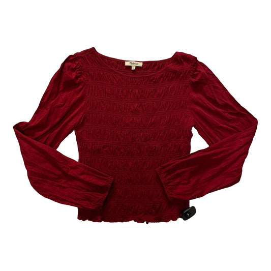 Top Ls By Madewell In Red, Size:S