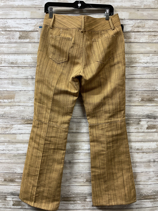 Pants Designer By Alice + Olivia In Yellow, Size:10