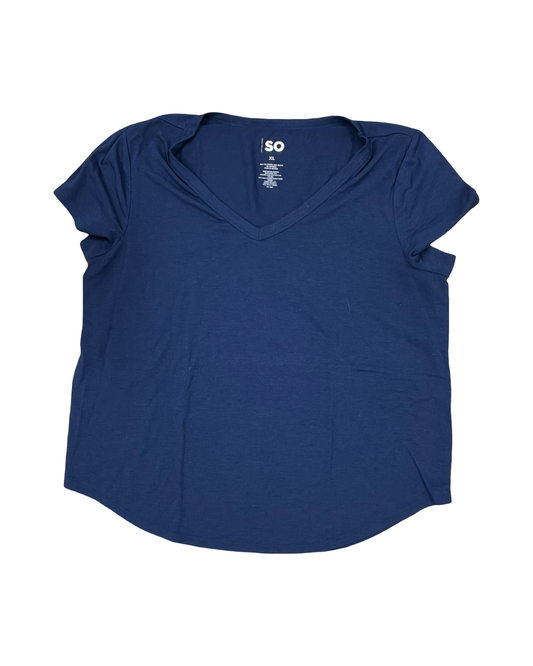 Top Ss By So In Blue, Size:Xl
