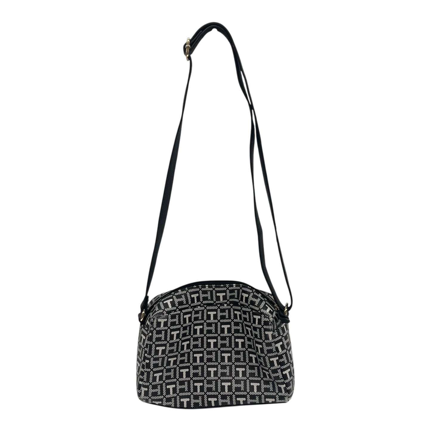 Crossbody By Tommy Hilfiger In Black & White, Size:Medium