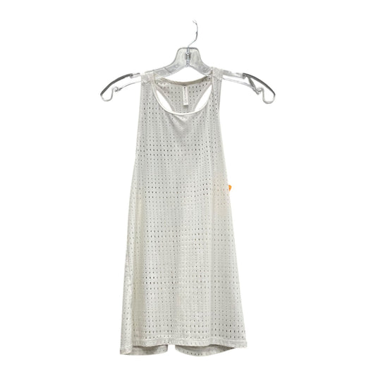 Athletic Tank Top By Athleta In White, Size:S