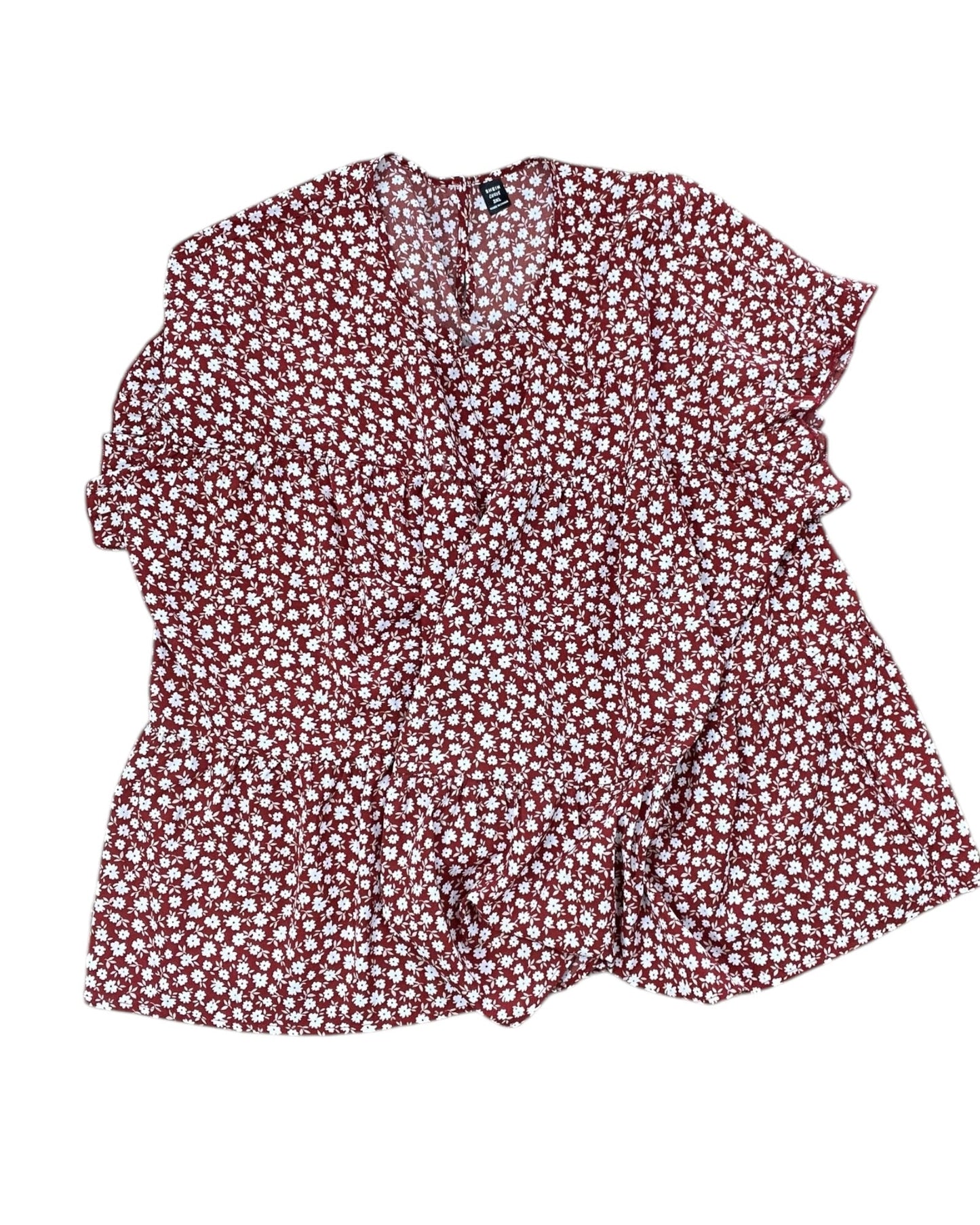 Top Ss By Shein In Orange, Size:3X