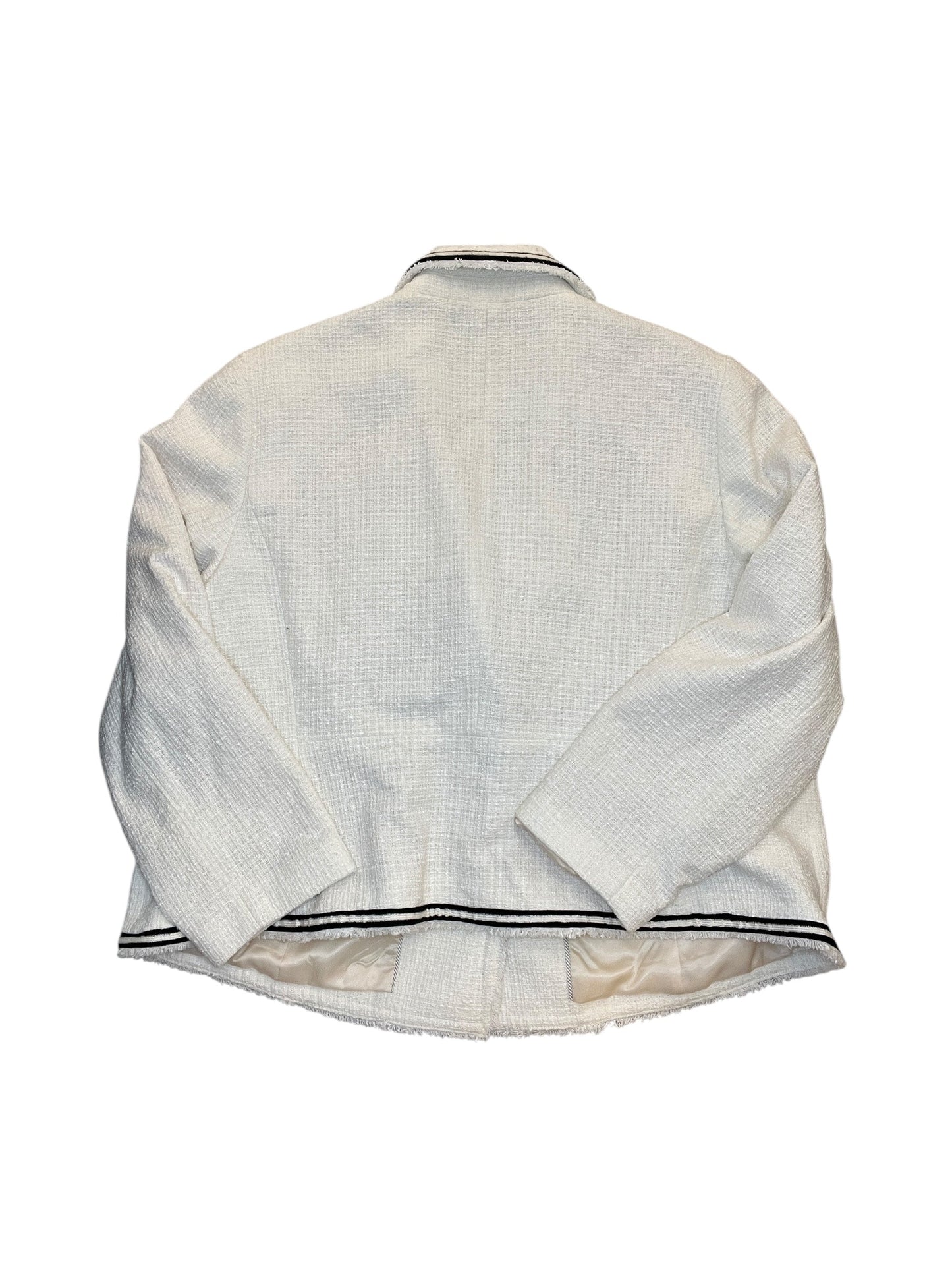 Blazer By Talbots In Cream, Size:1X