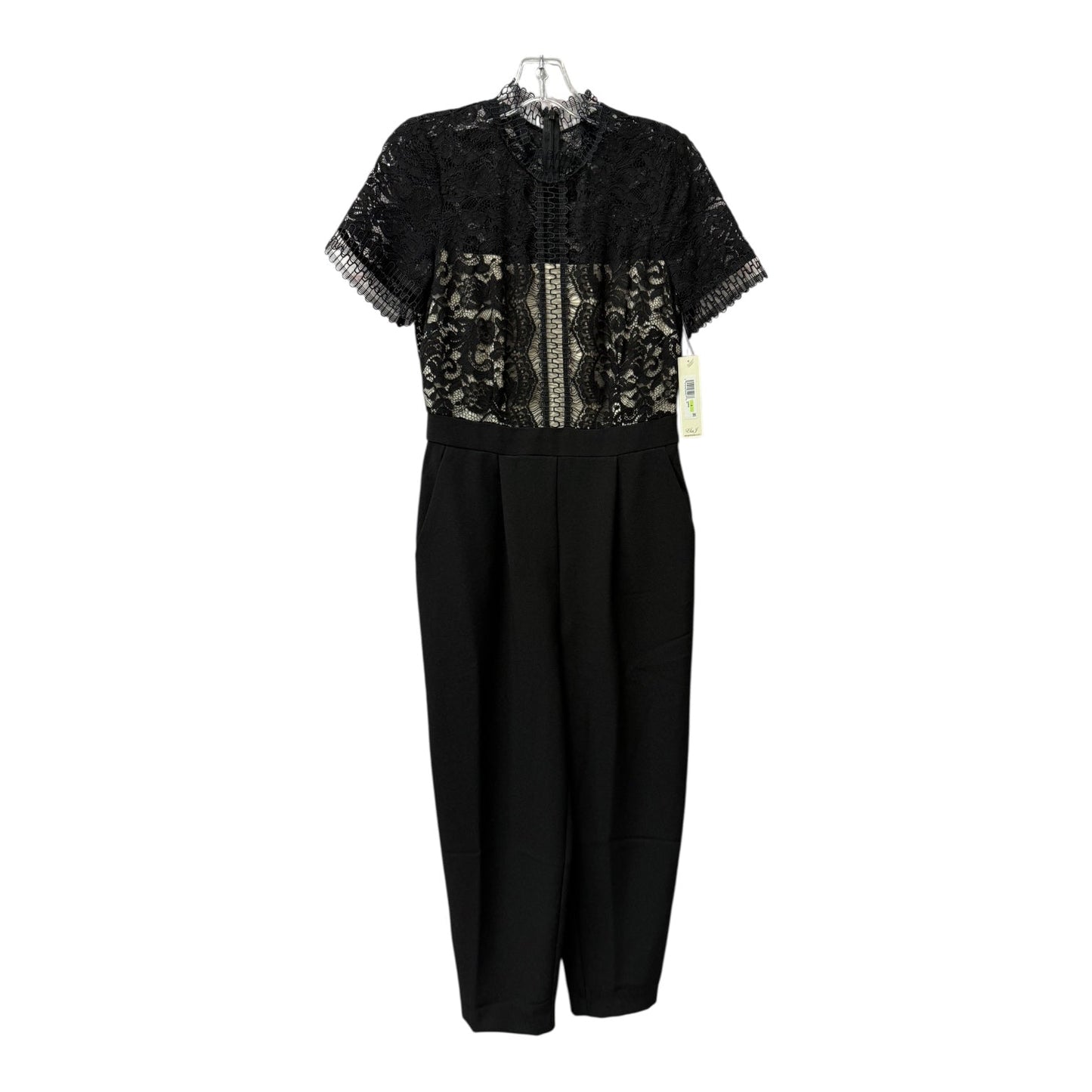 Jumpsuit By Eliza J In Black & Cream, Size:S