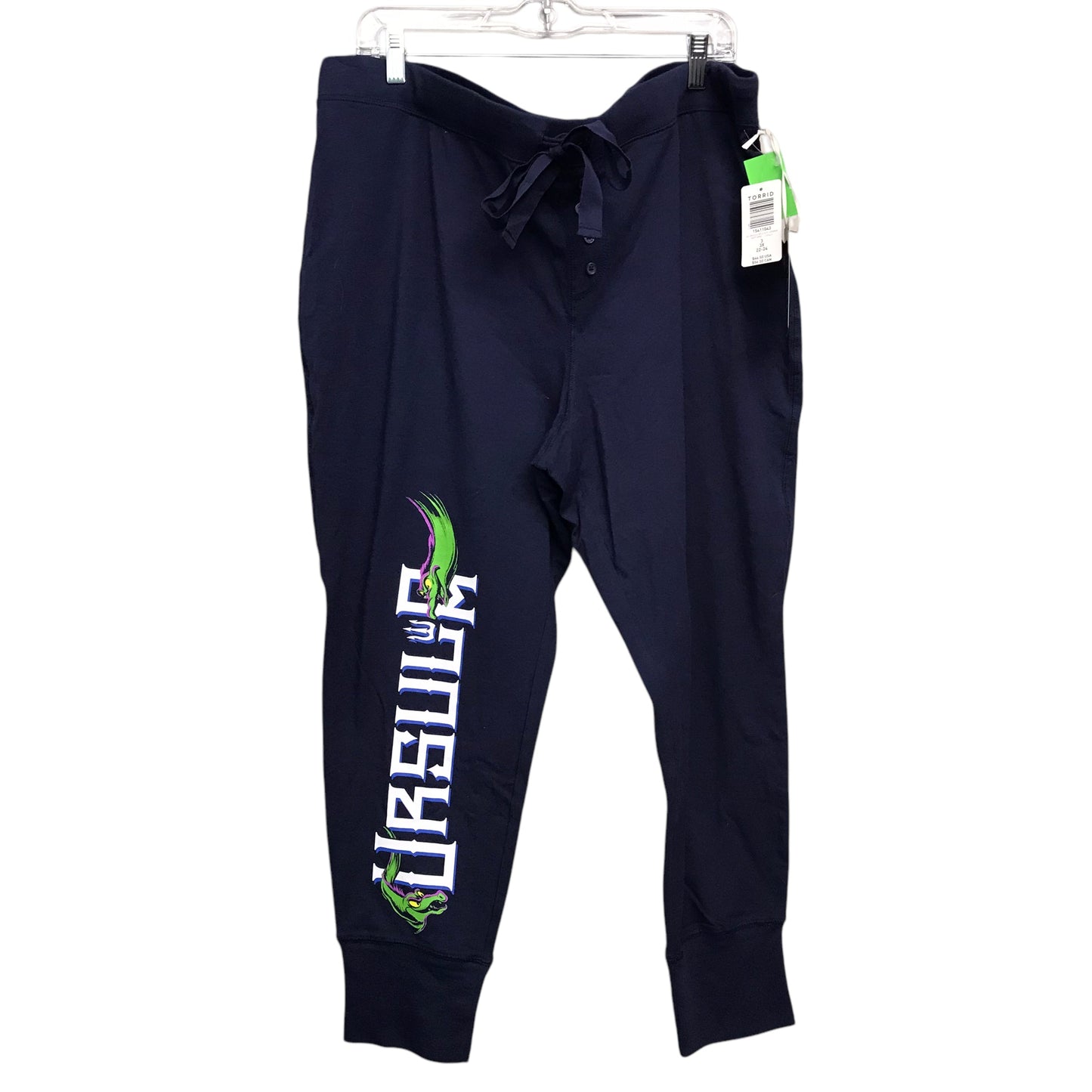 Athletic Leggings By Torrid In Navy, Size:3X