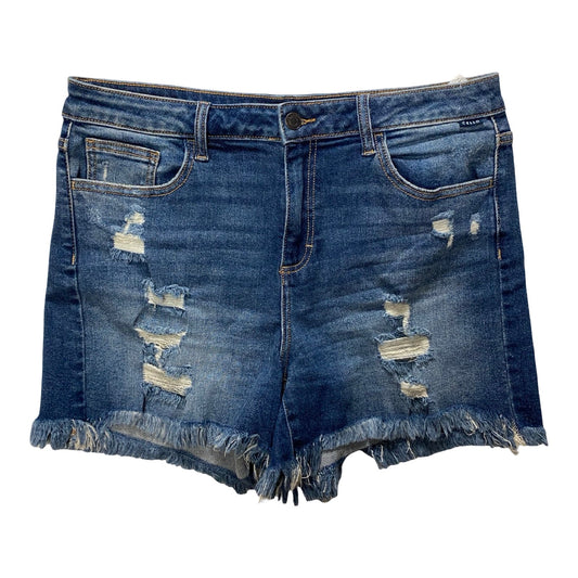 Shorts By Cello In Blue Denim, Size:Xl