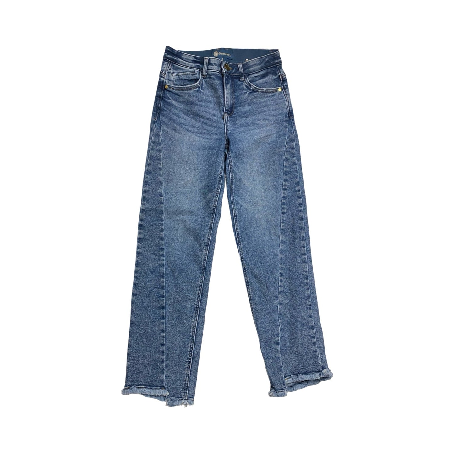 Jeans Straight By Democracy In Blue Denim, Size:2