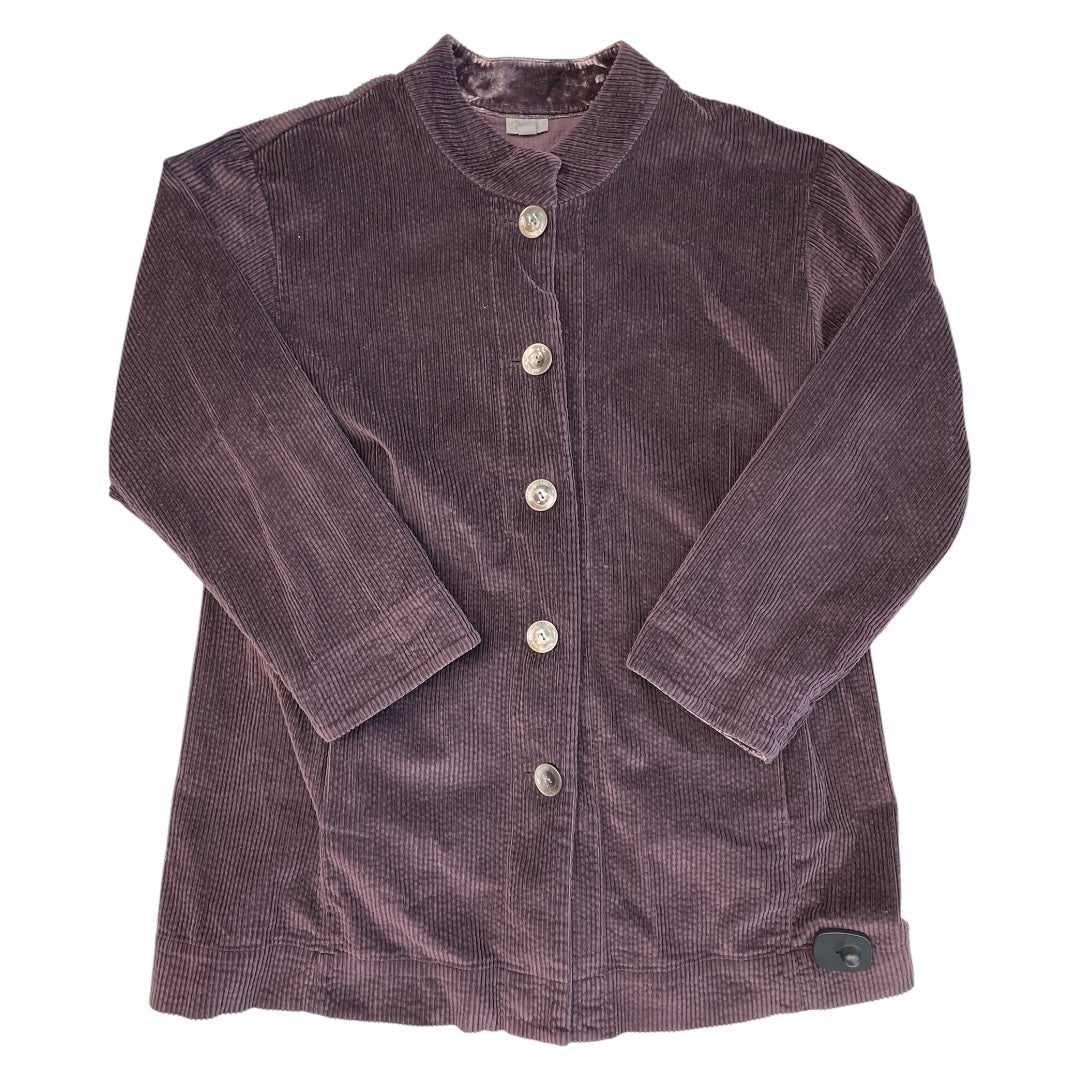 Jacket Other By J. Jill In Purple, Size:Xl