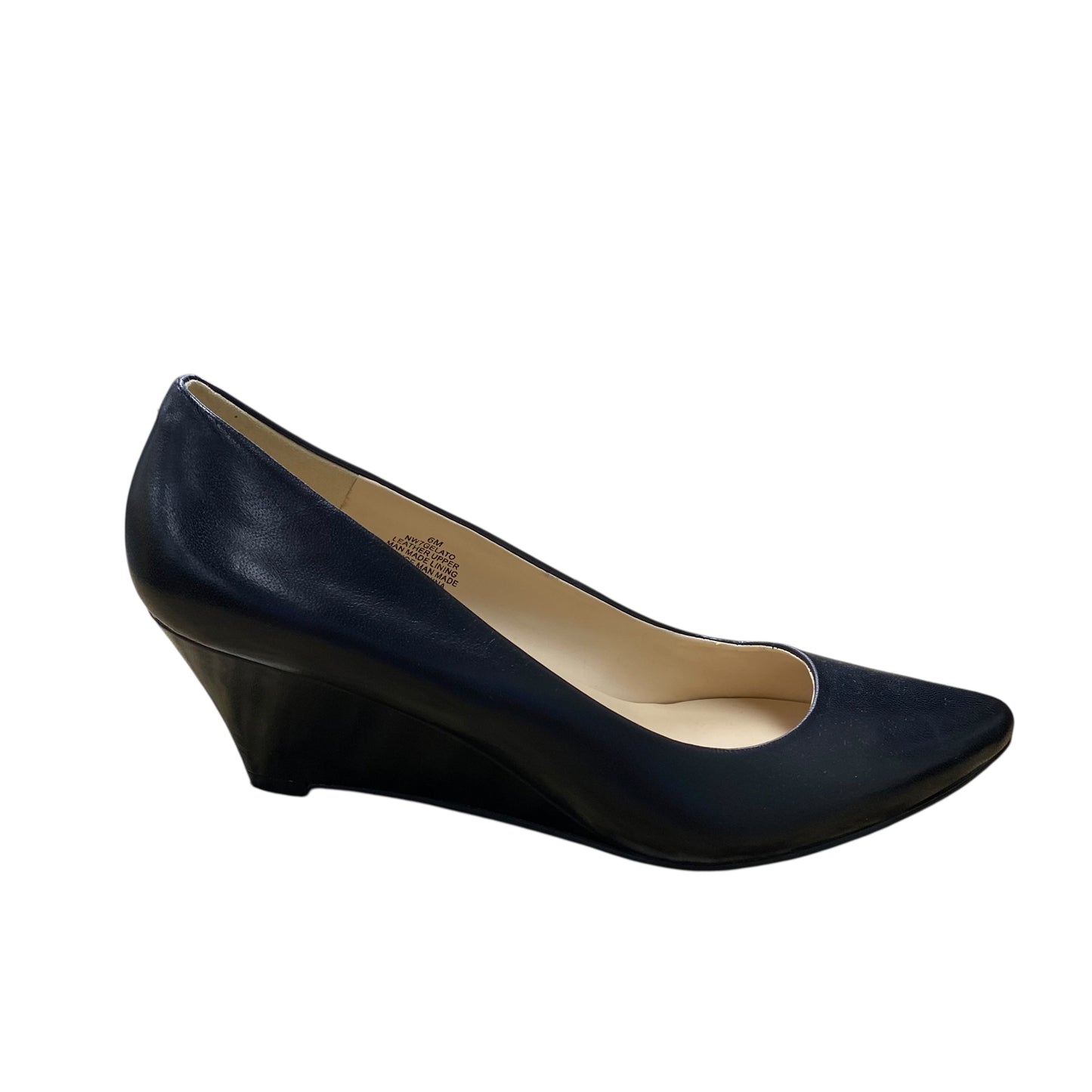 Shoes Heels Wedge By Nine West In Black, Size:6