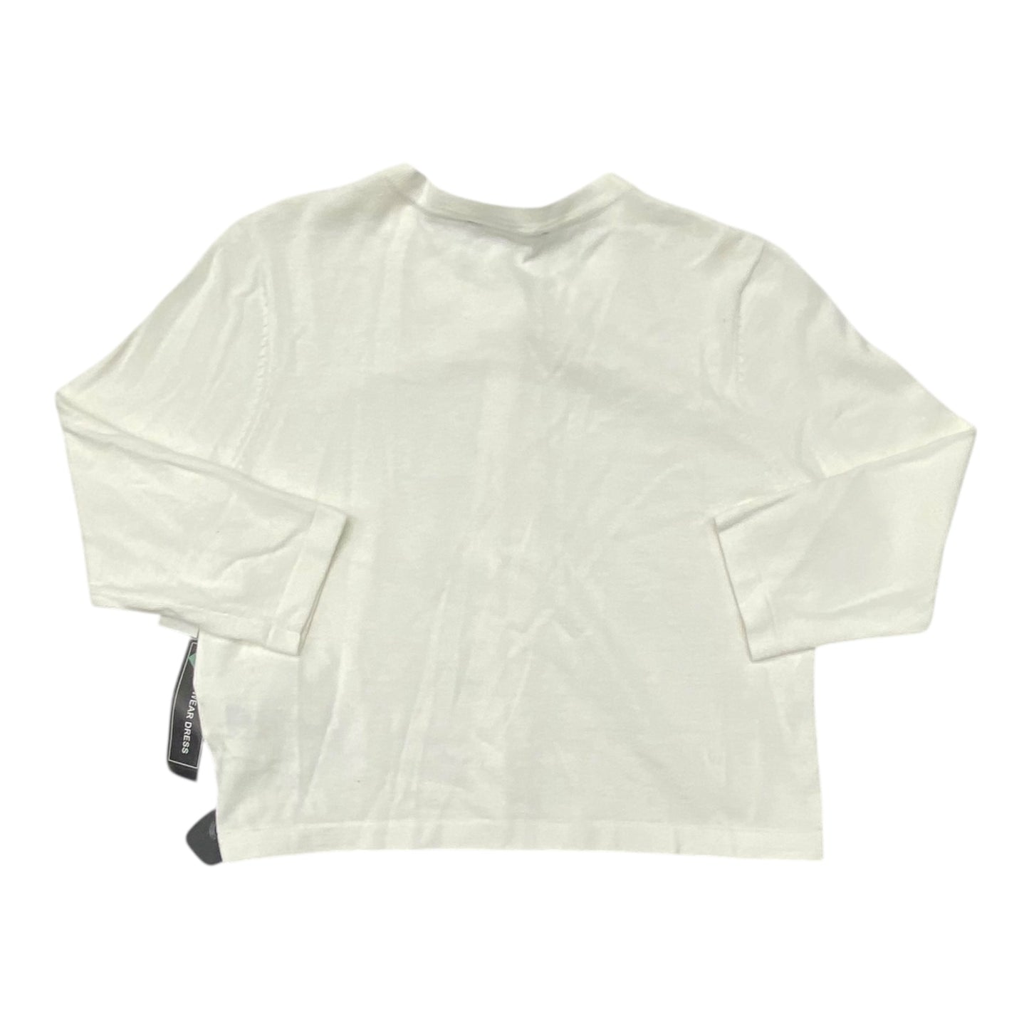 Sweater Cardigan By Jones Wear In White, Size:Xl