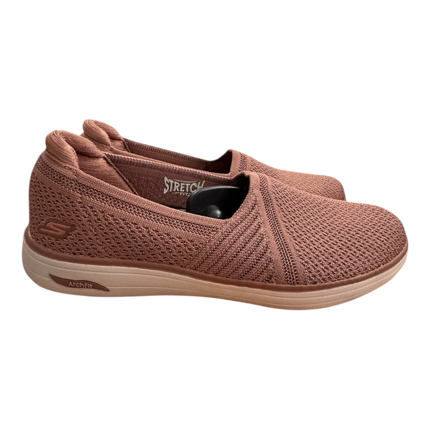 Shoes Sneakers By Skechers In Grey & Pink, Size:7.5