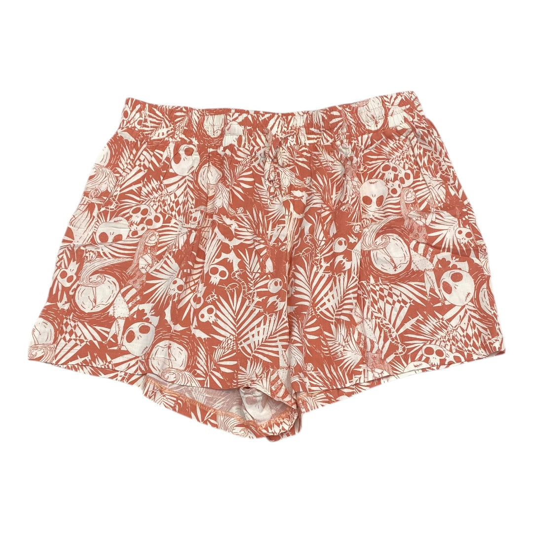 Shorts By Disney Store In Orange & White, Size:2X