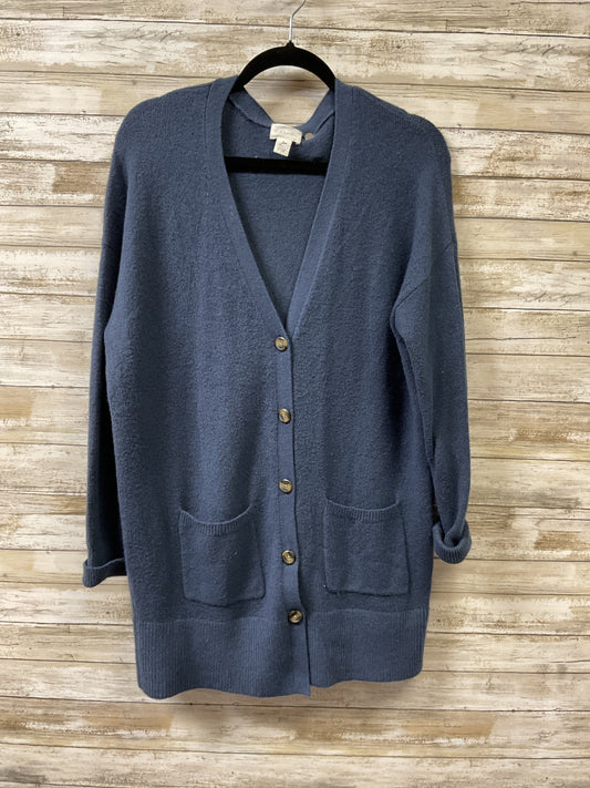 Sweater Cardigan By Caslon In Navy, Size:M
