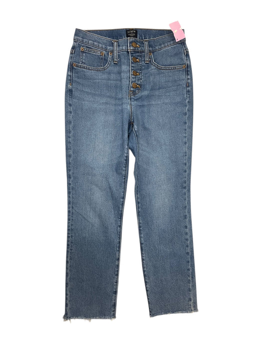 Jeans Straight By J. Crew In Blue Denim, Size:2