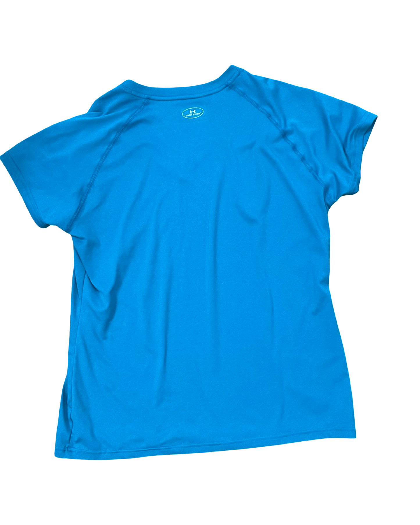 Athletic Top Ss By Under Armour In Teal, Size:L