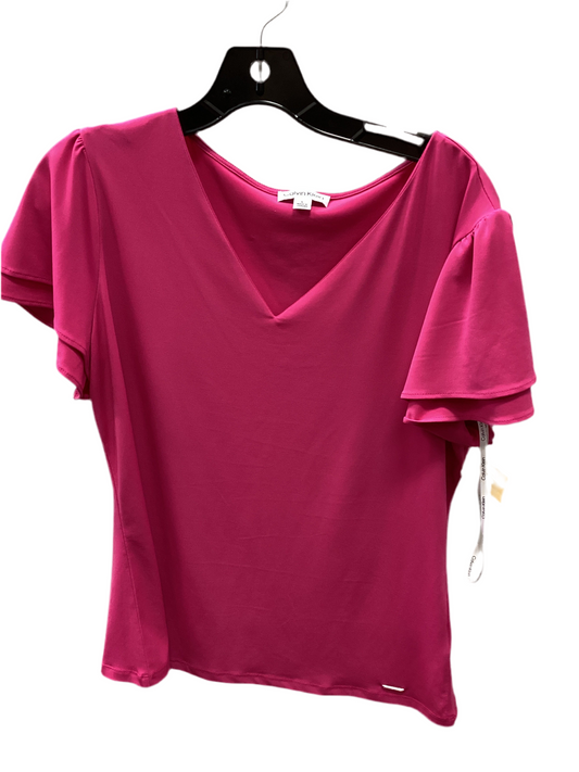 Top Ss By Calvin Klein In Pink, Size:L