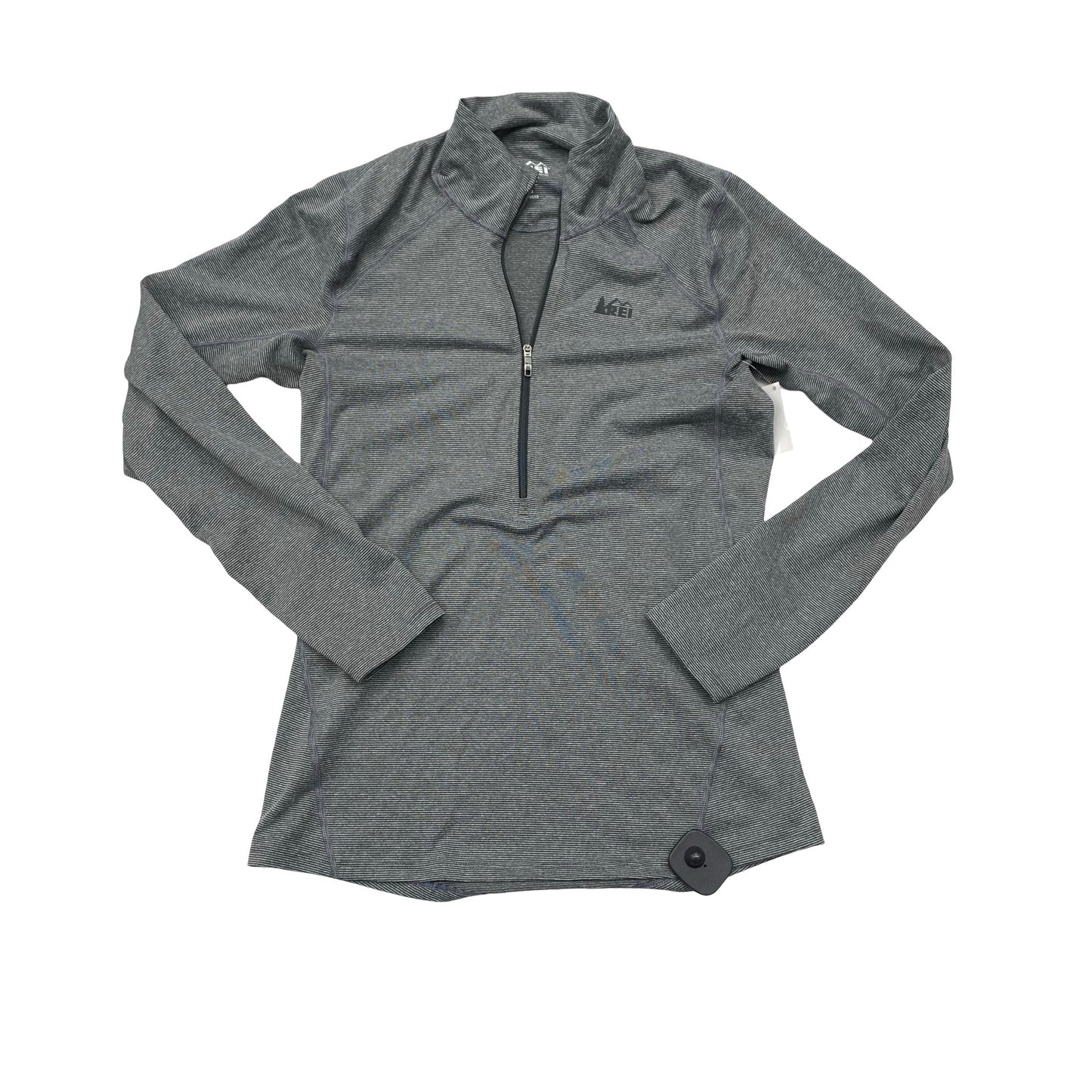 Athletic Top Ls Collar By Rei In Grey, Size:S