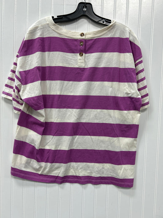 Top Ss By Talbots In Striped Pattern, Size:Xl