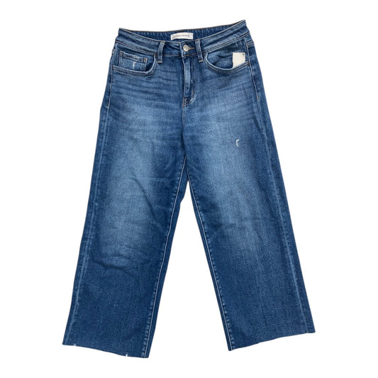 Jeans Cropped By Flying Monkey In Blue Denim, Size:6
