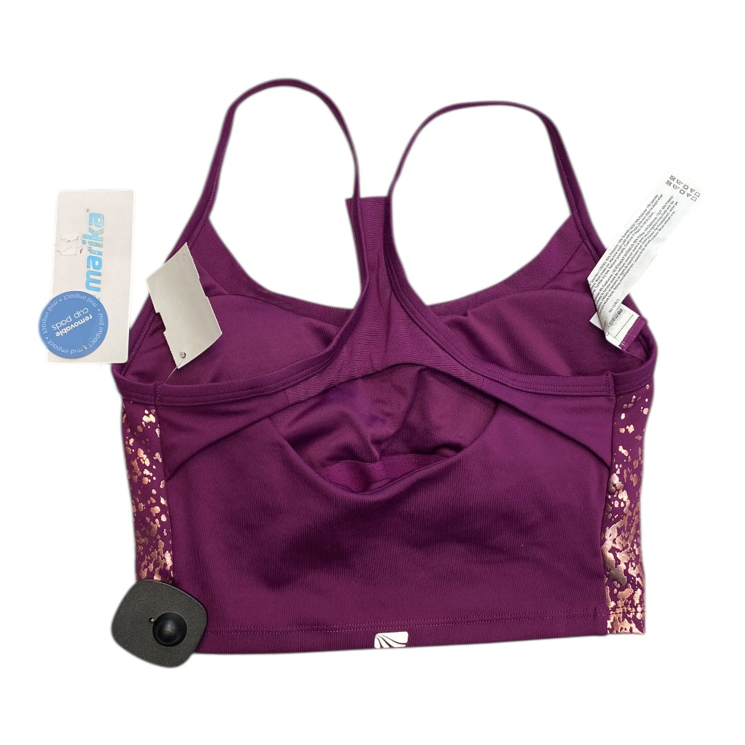 Athletic Bra By Marika In Purple, Size:Xs