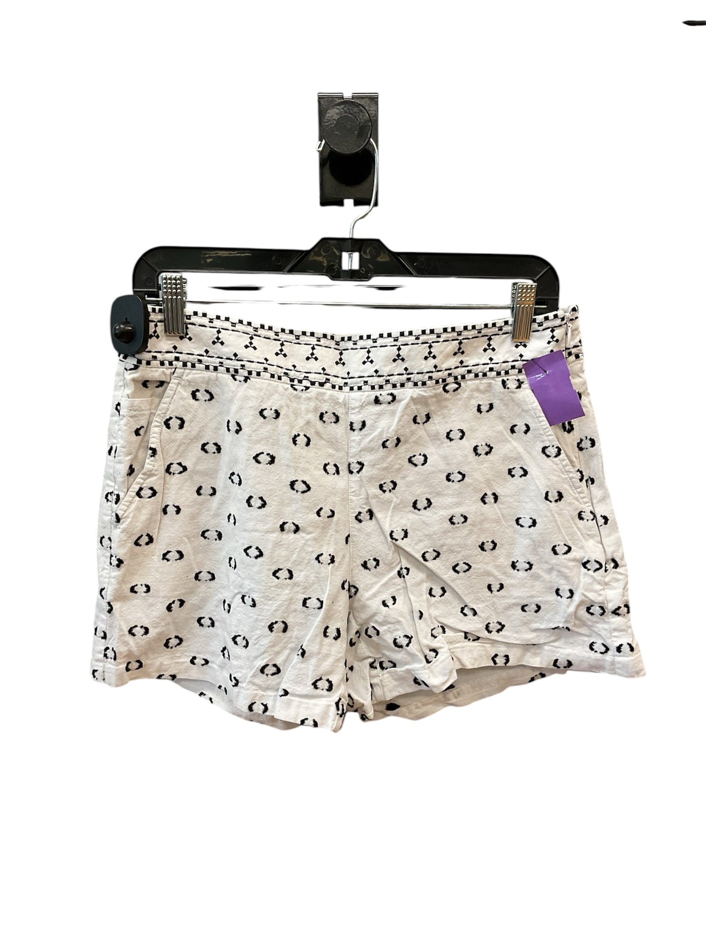 Shorts By Anthropologie In Black & White, Size:8