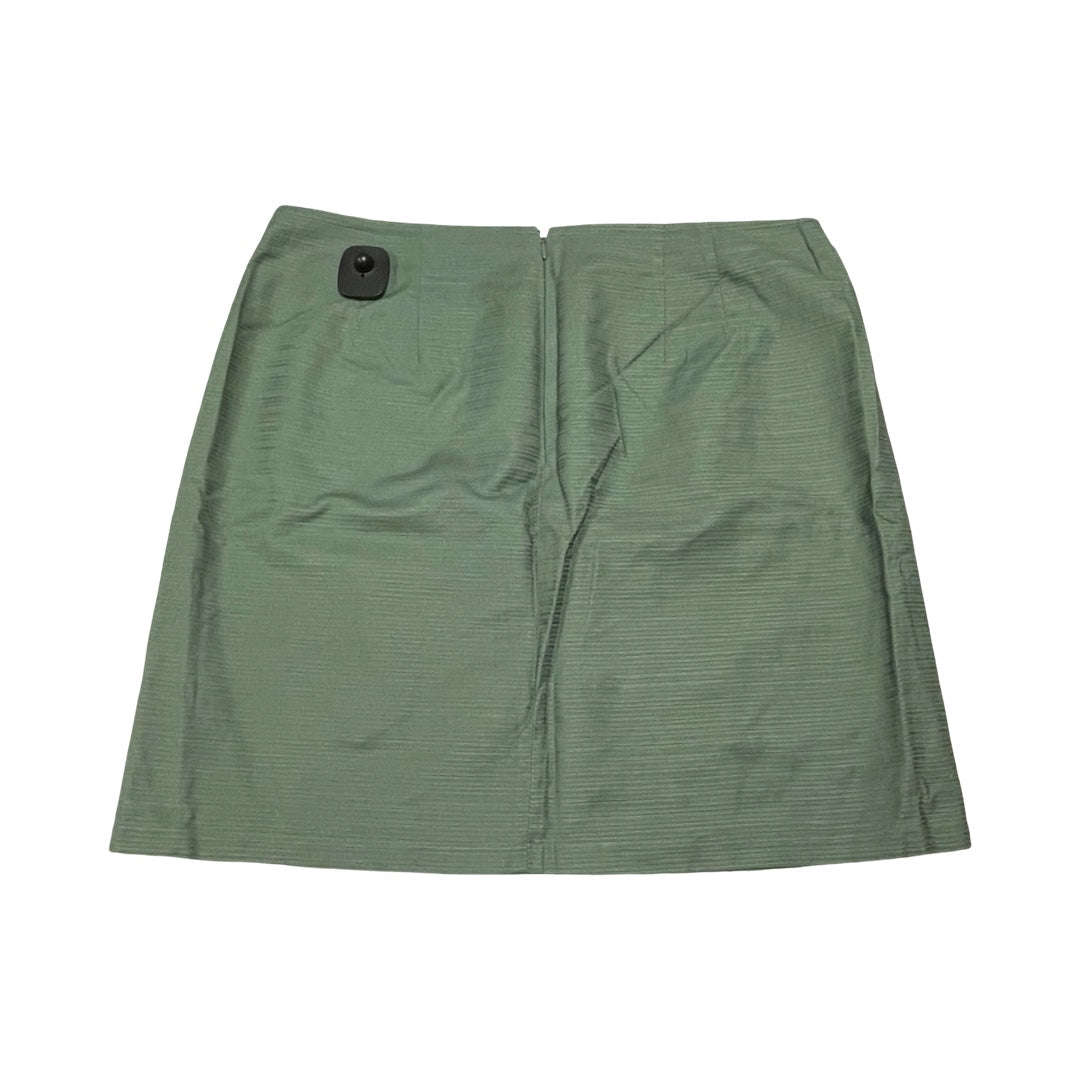 Skirt Mini & Short By Ann Taylor In Green, Size:14