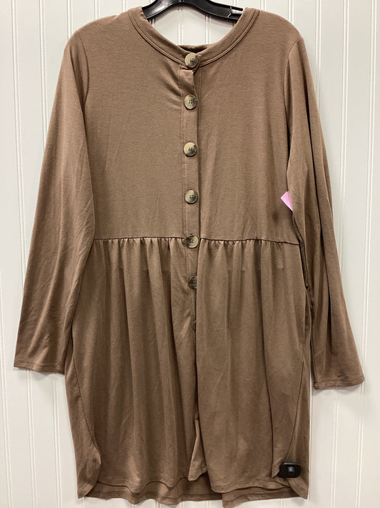 Dress Party Short By Zenana Outfitters In Brown, Size:1X