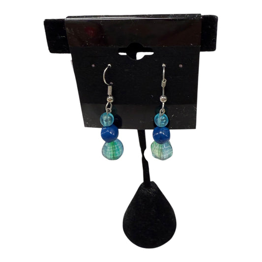 Earrings Dangle/Drop In Blue