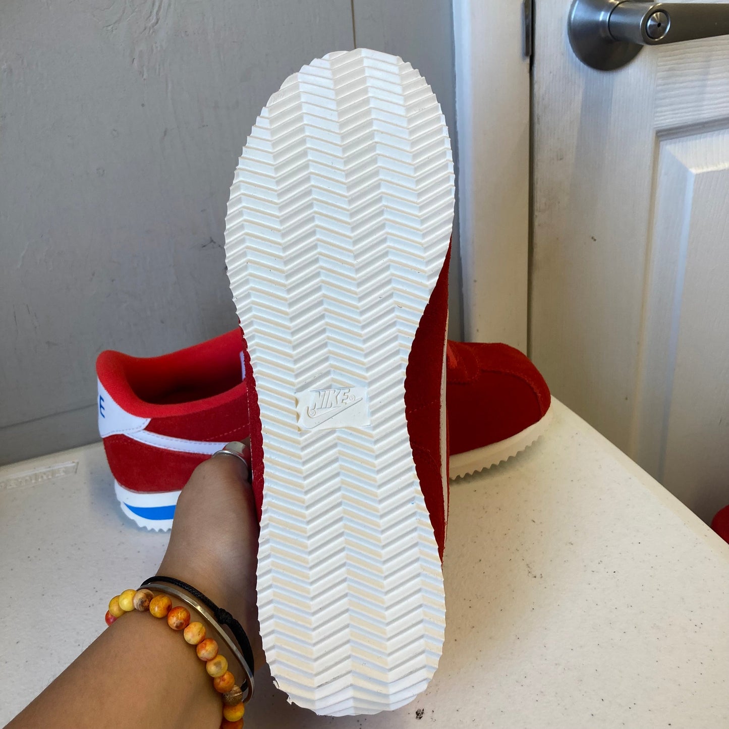 Shoes Sneakers By Nike In Red, Size:10