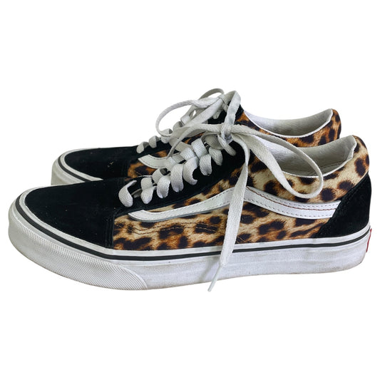 SHOES SNEAKERS by VANS In ANIMAL PRINT, Size: 6.5