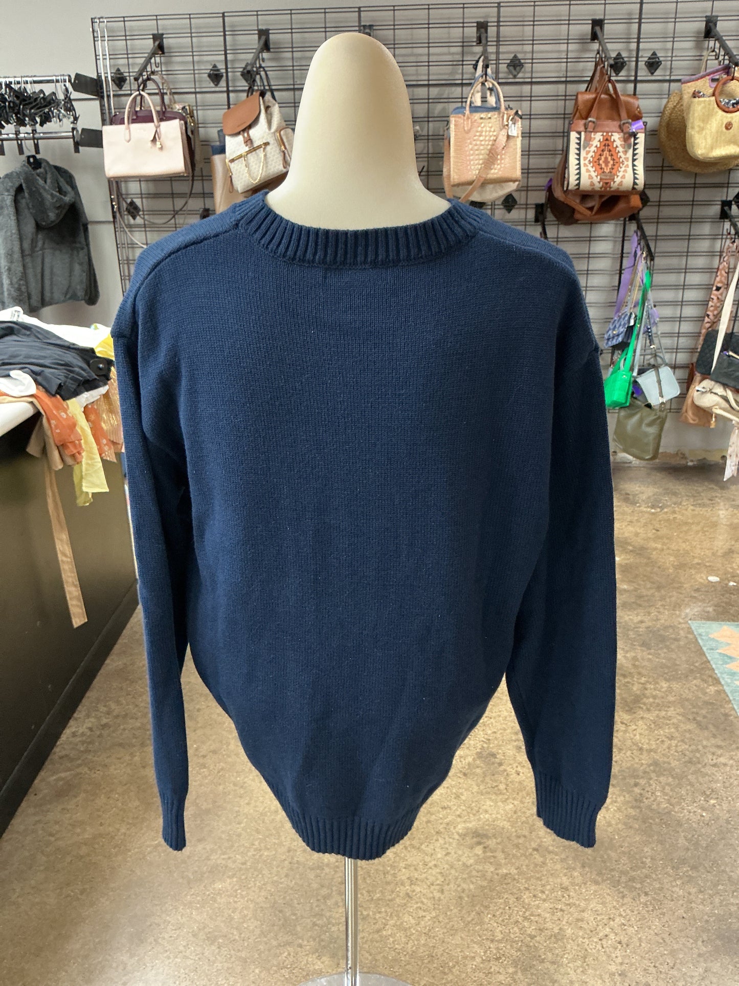 Sweater By Clothes Mentor In Navy, Size:Xs