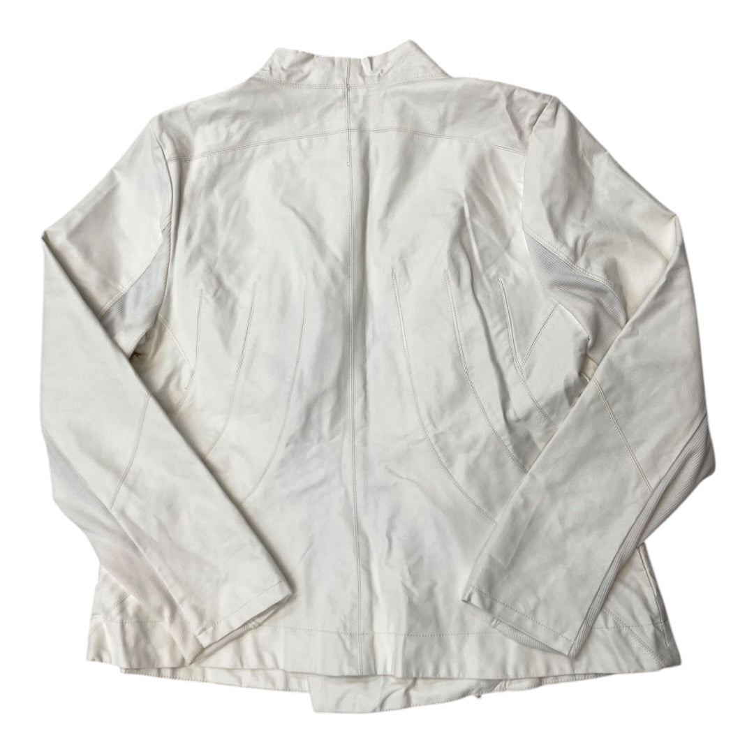 Jacket Other By Jennifer Lopez In White, Size:L