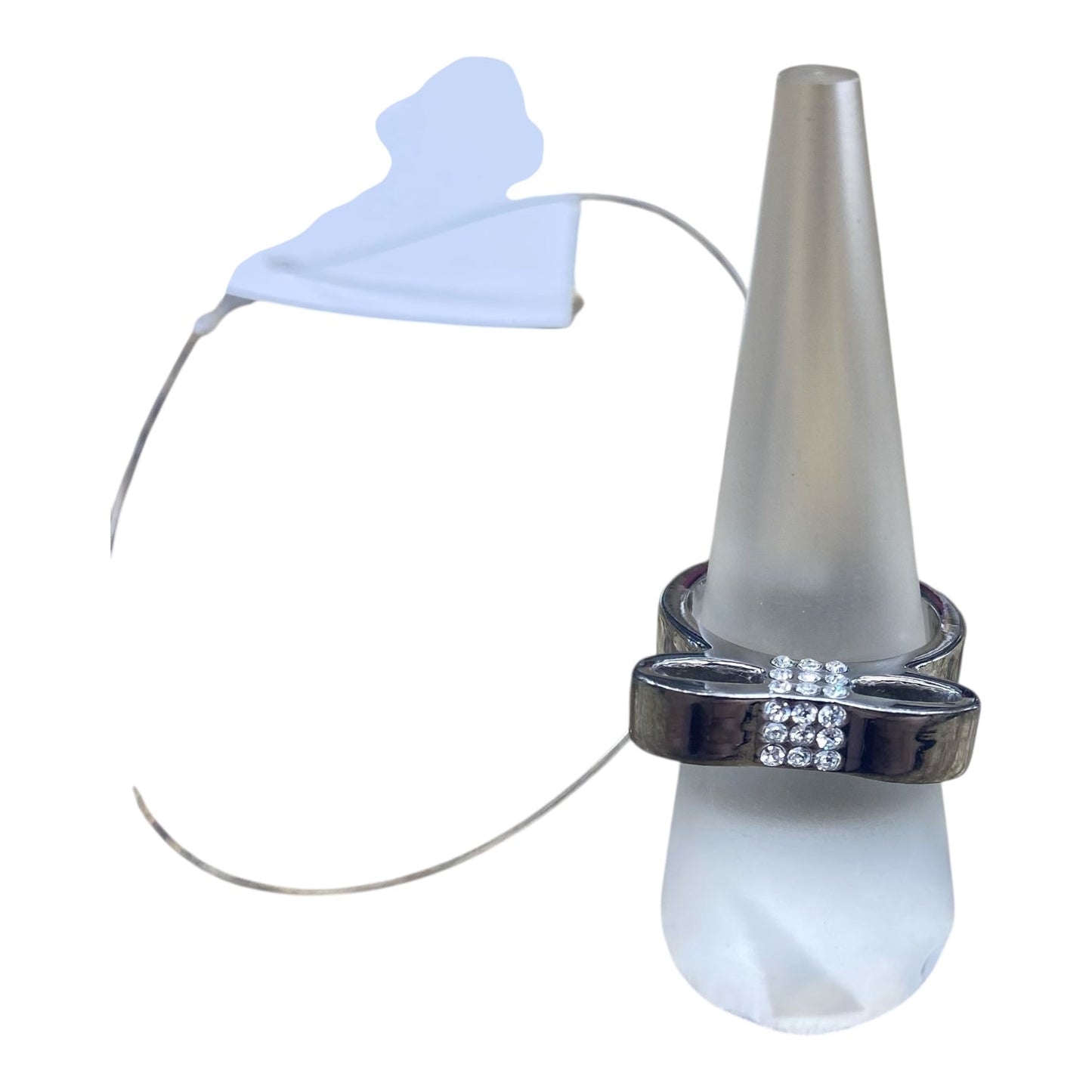 Ring Other By Lia Sophia In Silver, Size:7