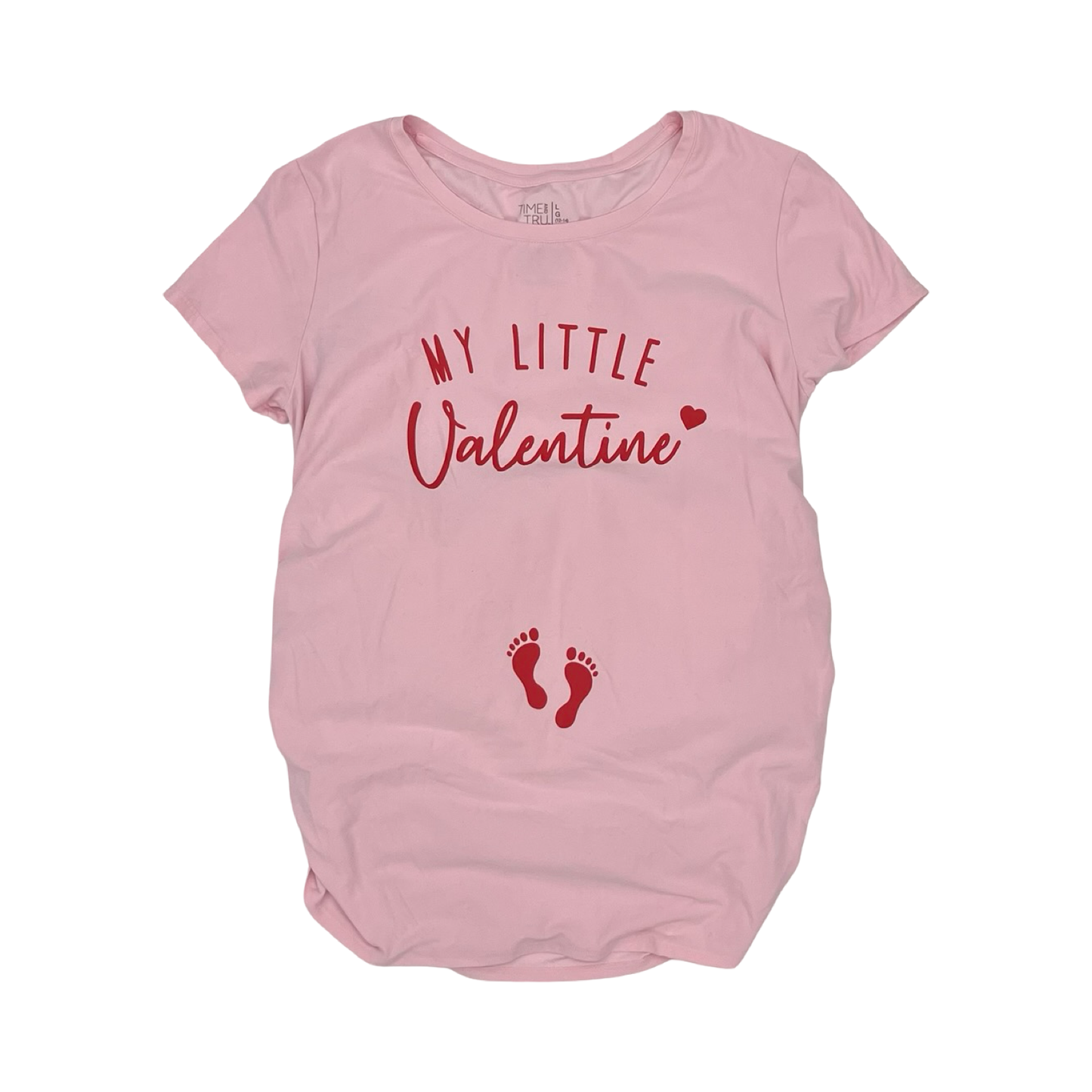 Mat Top Ss By Time And Tru In Pink, Size:L