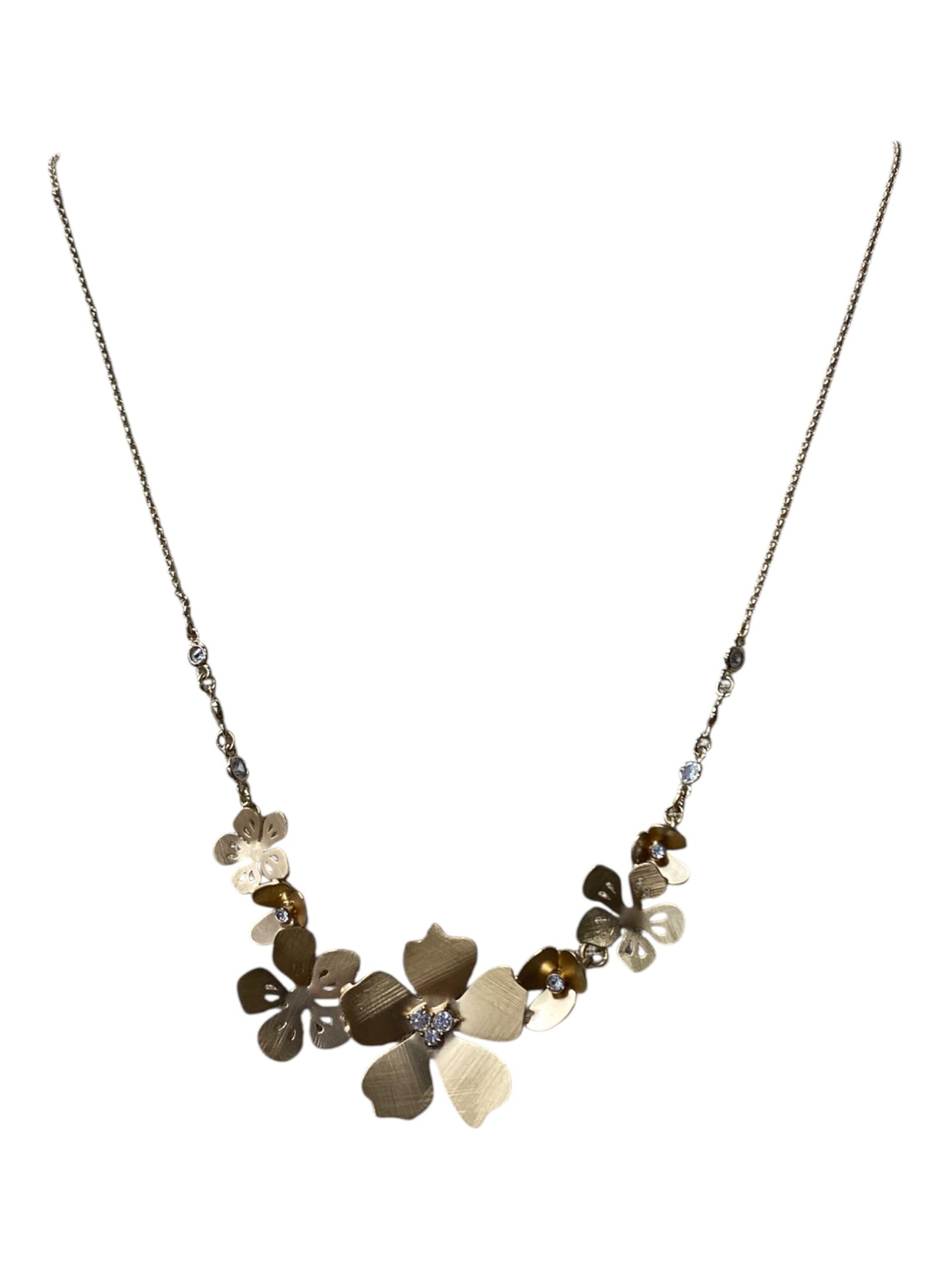 Necklace Statement By Banana Republic In Gold