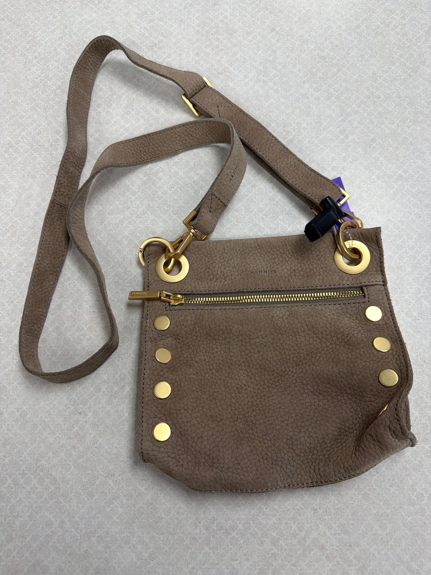 Crossbody Leather By Hammitt In Tan, Size:Small