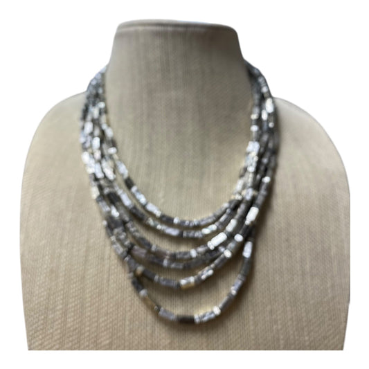 Necklace Layered By Chicos In Silver