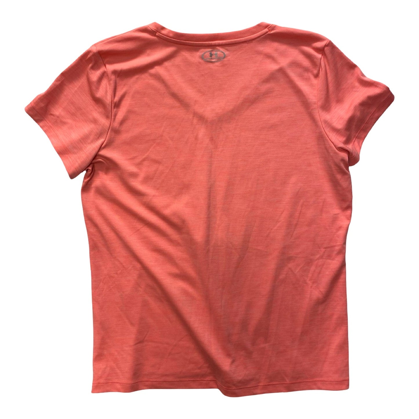 Athletic Top Ss By Under Armour In Coral, Size:Xl