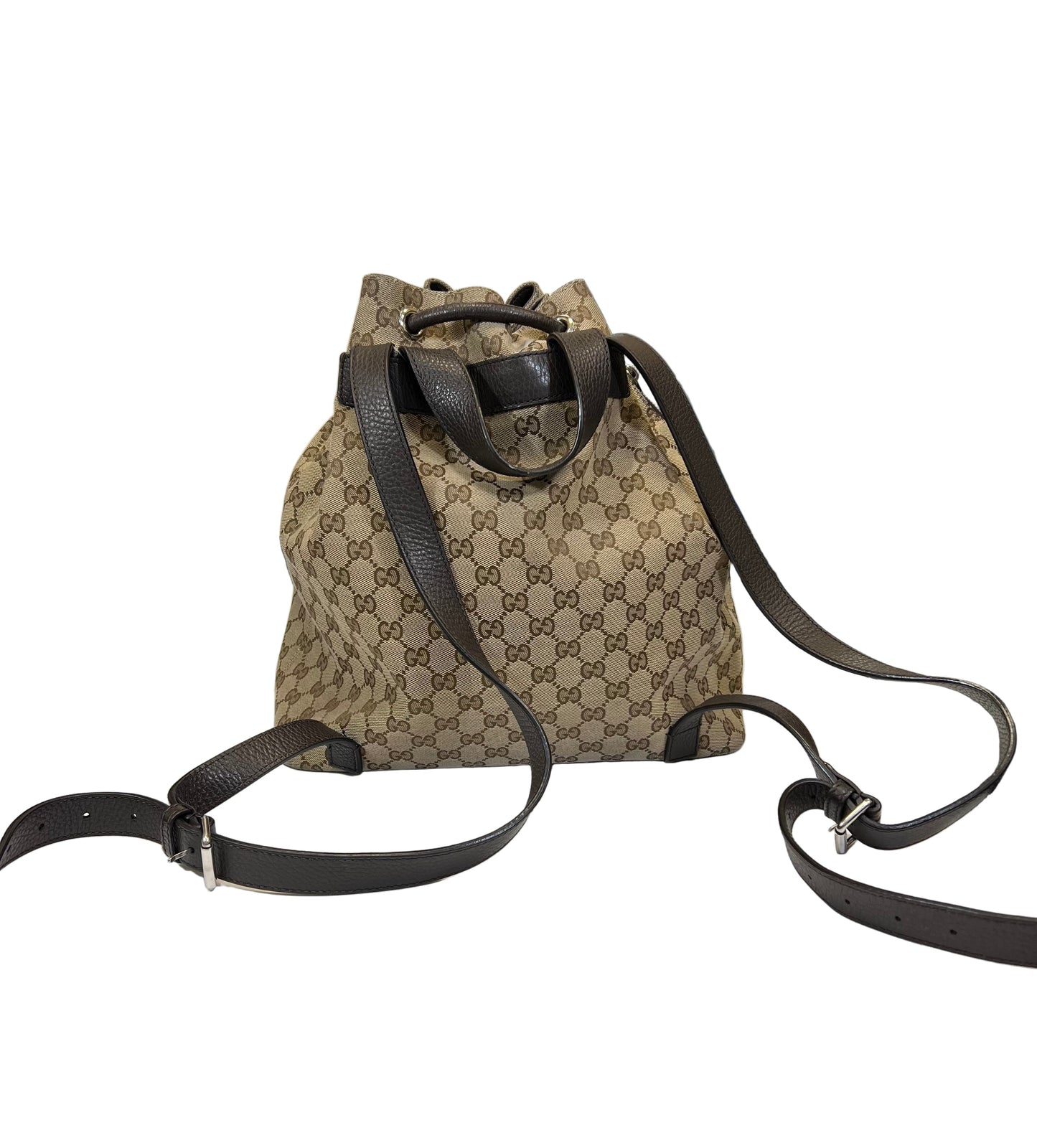 Backpack Luxury Designer By Gucci, Size: Medium