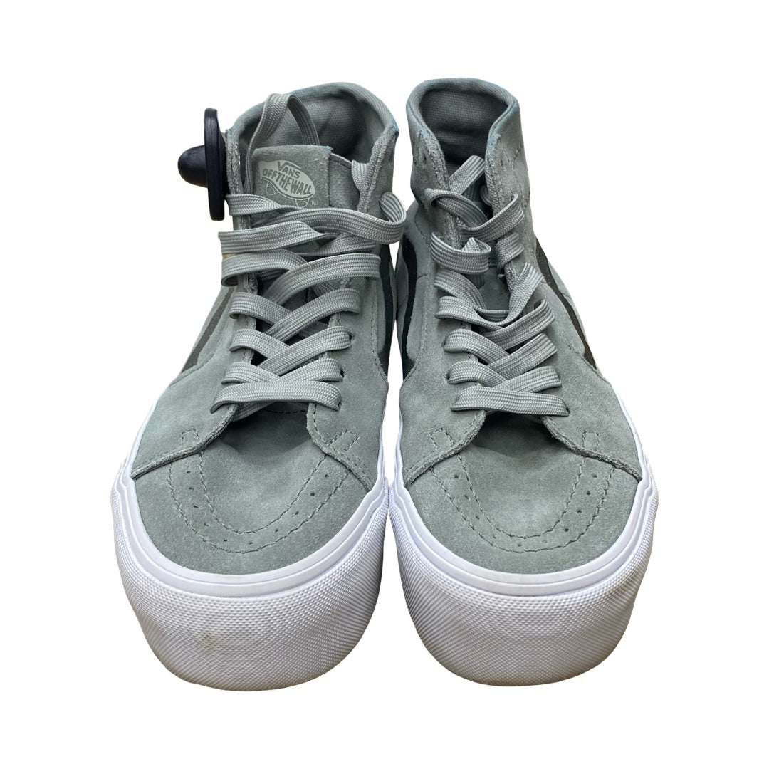 Shoes Sneakers Platform By Vans In Grey, Size:7
