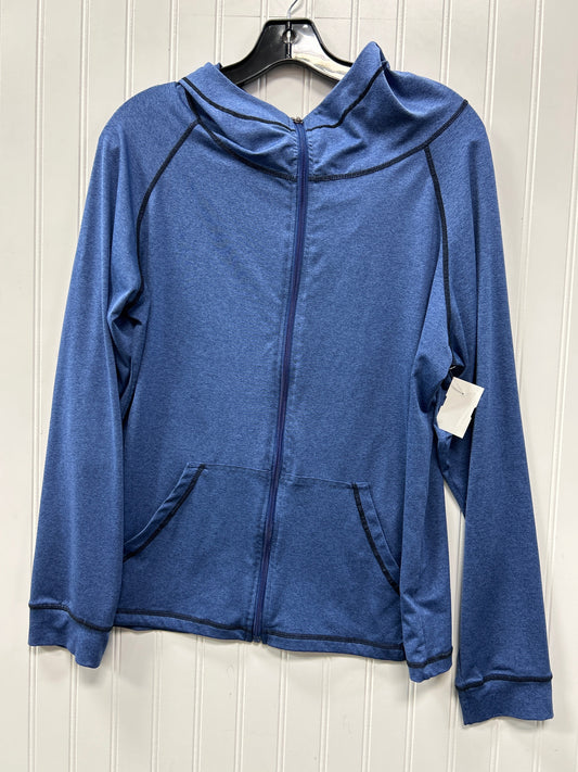 Athletic Jacket By Cmc In Blue, Size:Xl