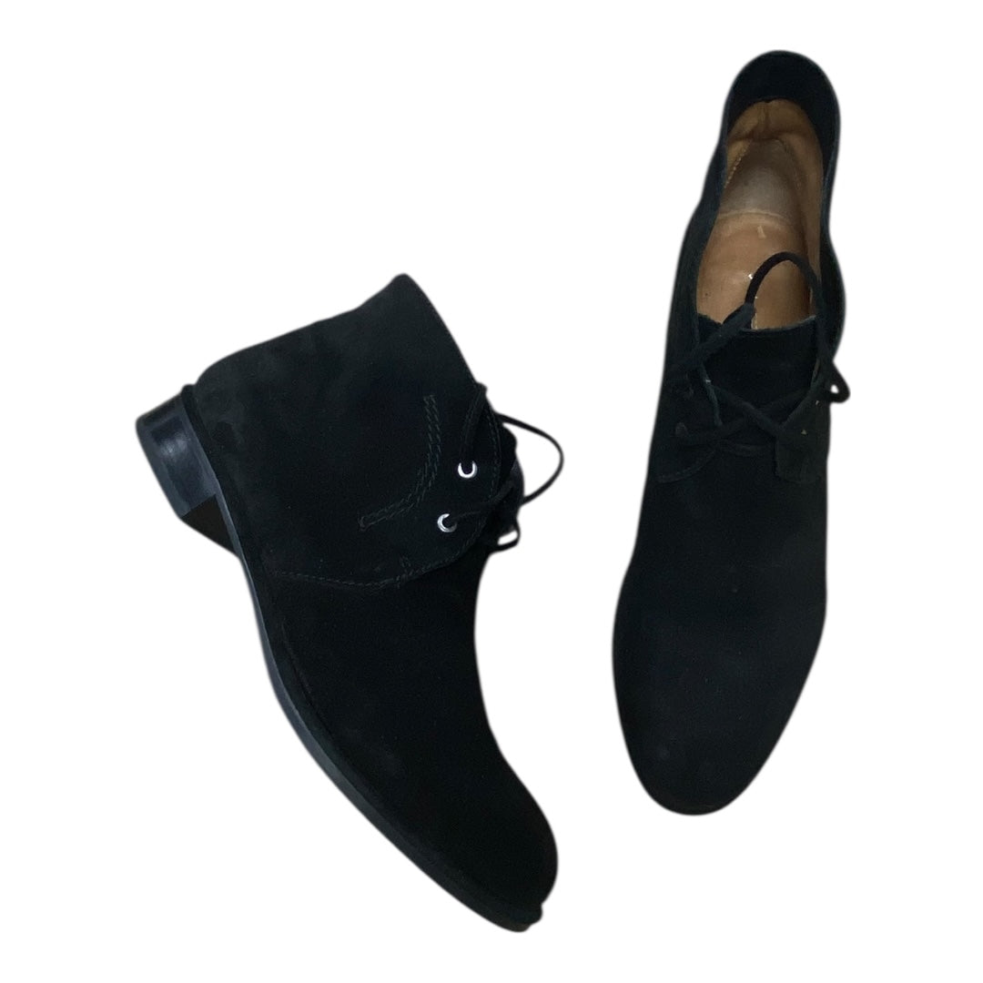 Boots Ankle Flats By Via Spiga In Black, Size:8.5