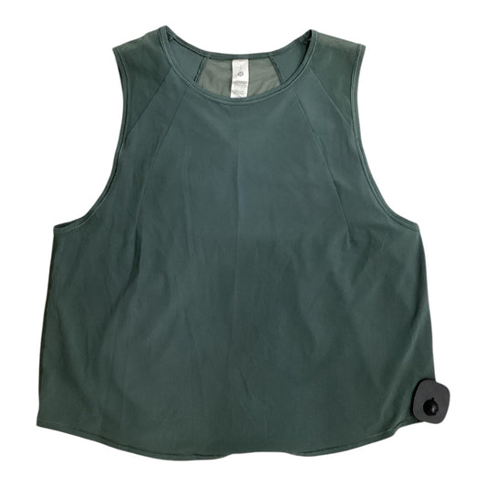 Athletic Tank Top By Lululemon In Green, Size:S