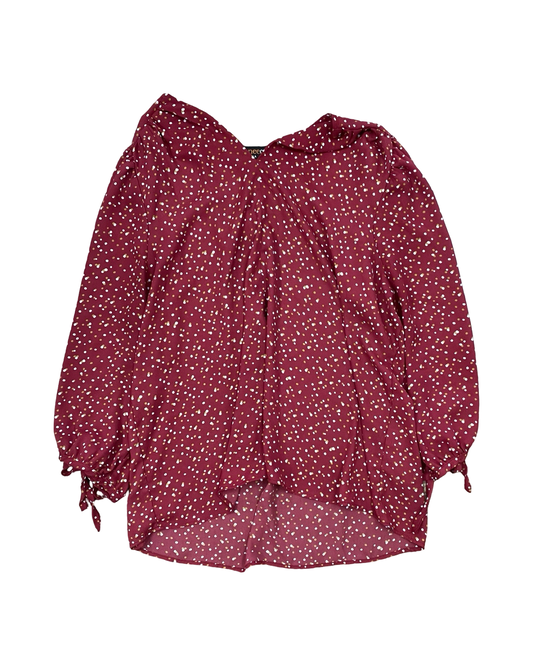 Top Ls By Renee C In Red, Size:2X
