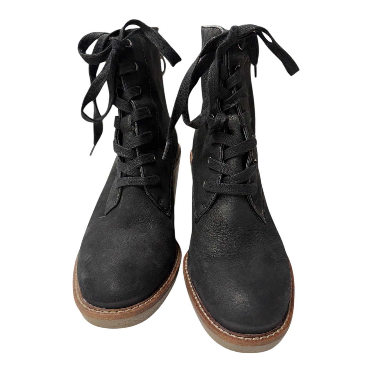 Boots Ankle Heels By Lucky Brand In Black, Size:8