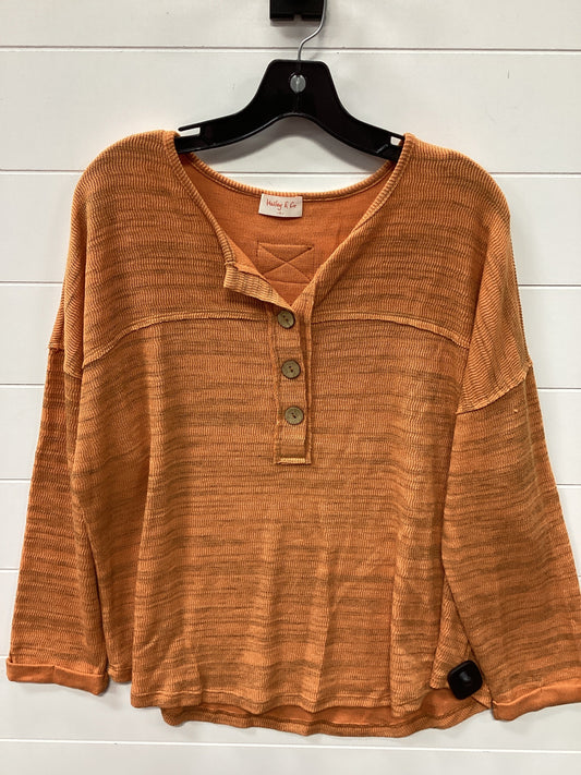 Top Ls By Hailey & Co In Orange, Size:L