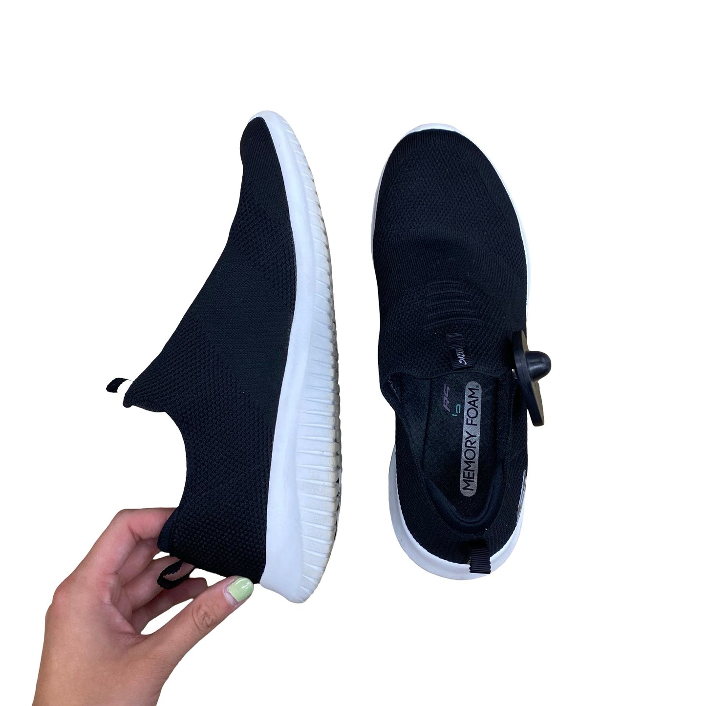 Shoes Athletic By Skechers In Black, Size:9.5